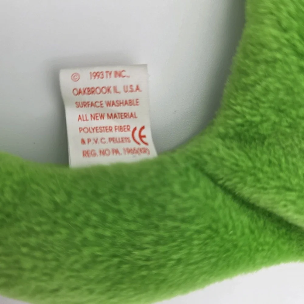 TY Beanie Baby Rare: Legs the‎ Frog (1993): 1 of the original 9 Collectable